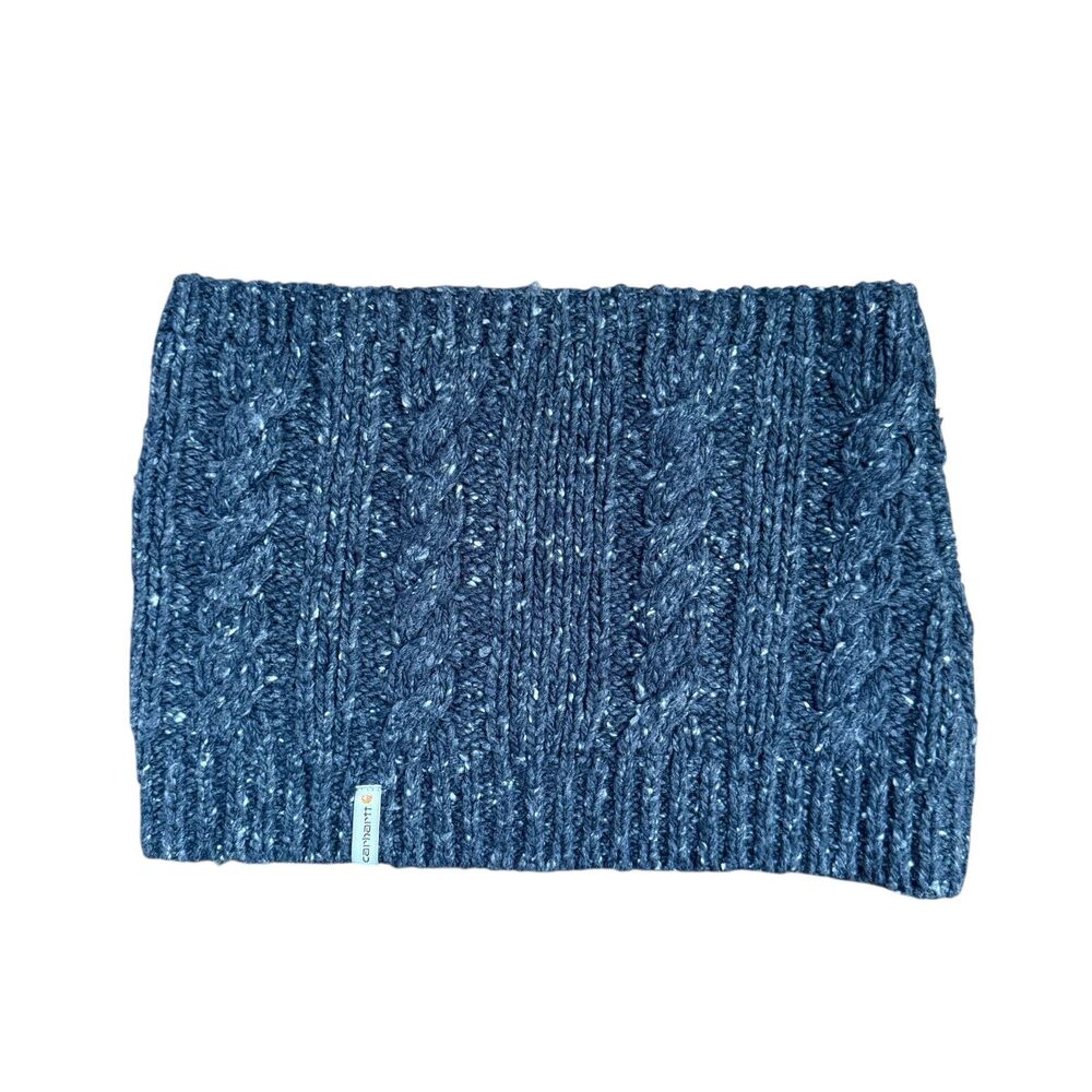 Carhartt Neck Warmer Grey Speckled EUC Warm Winter Cozy Scarf